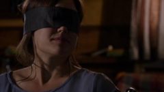 Megan Boone (The Blacklist) Zip Tied Up And And Blindfolded