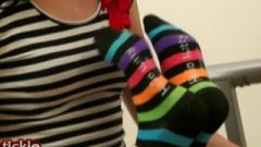 TC – Hogtied Sock Foot Tickling