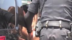 Sexy Chick Forcefully Restrained By Police Handcuffed And Hogtied Shakled