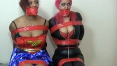Bailey Wonder And Elle Burglar Tied Up And Gagged