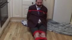 Dude In University Uniform Kept Tied Up And Gagged All Night – Version 6 Of 9 Webcam 1