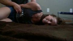 26 Yr-old, Self-proclaimed Tough Country Gal Takes Hogtied And Tickled!