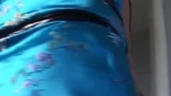 Kitti In Blue Asian Skirt